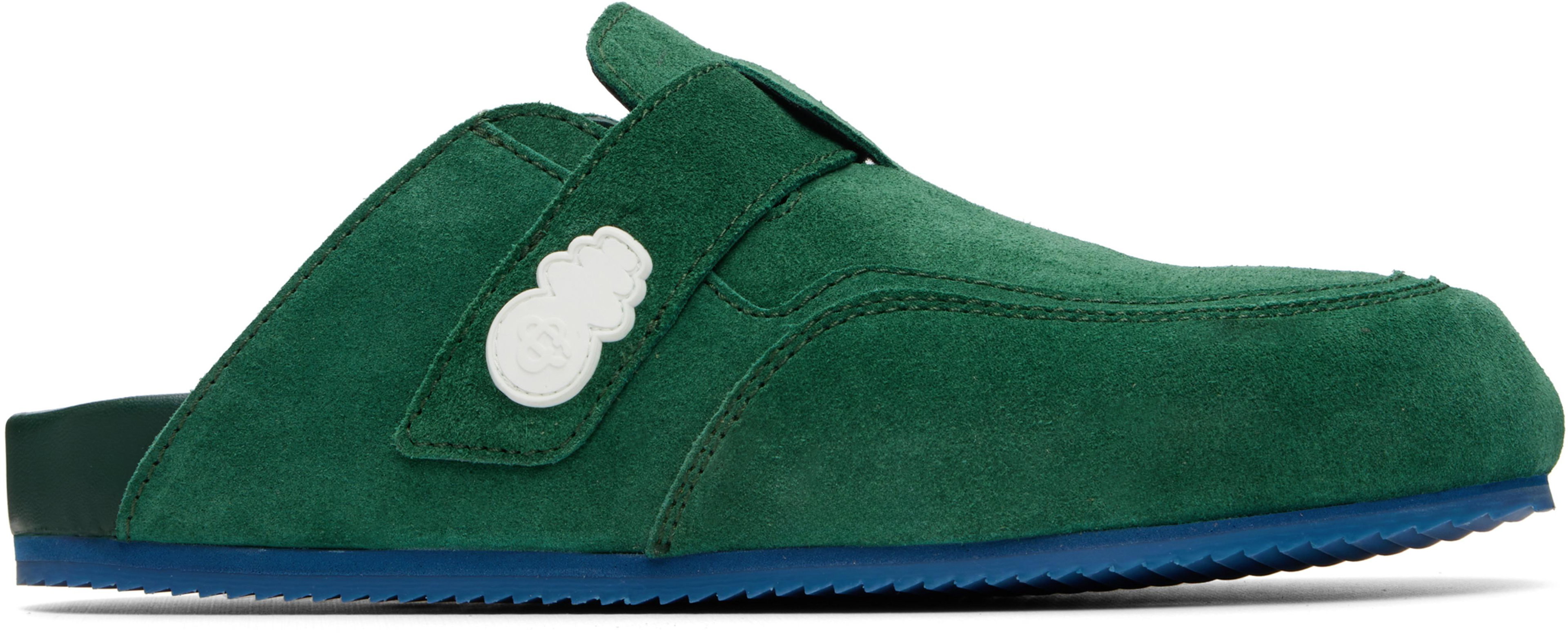 Green Outdoor Mule Loafers by CASABLANCA
