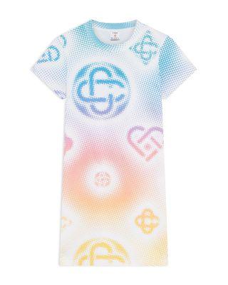 Half Tone Logo T Shirt Dress by CASABLANCA