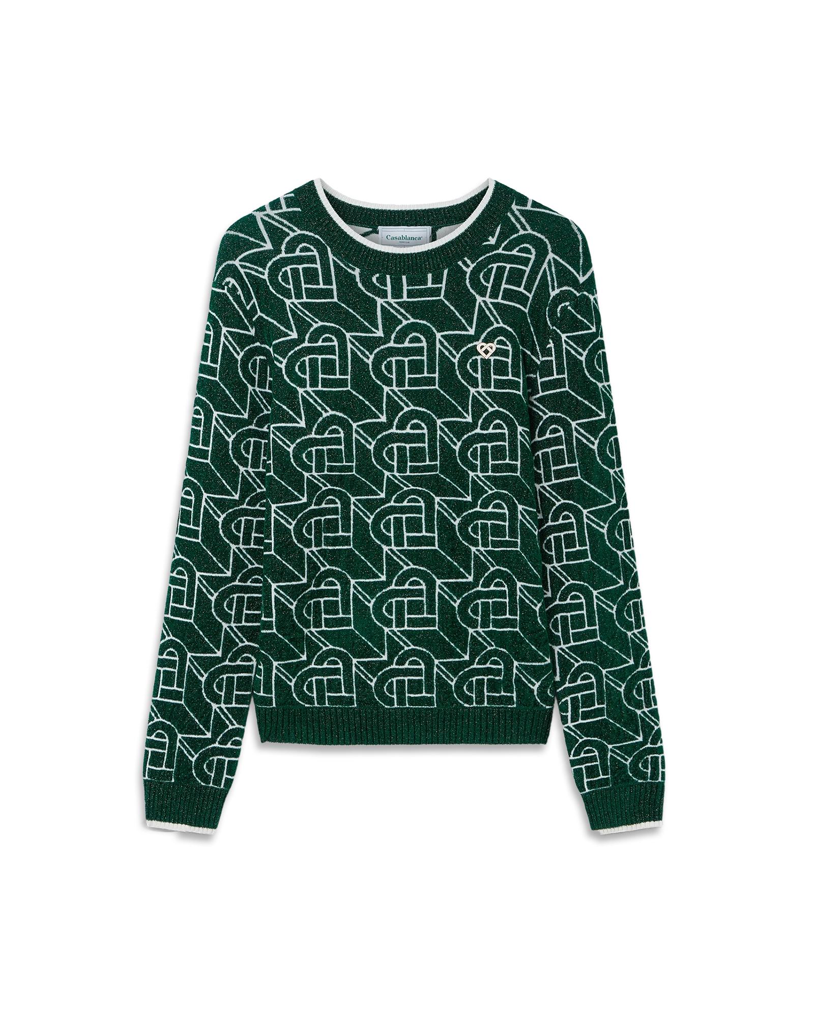 Heart Monogram Jumper by CASABLANCA