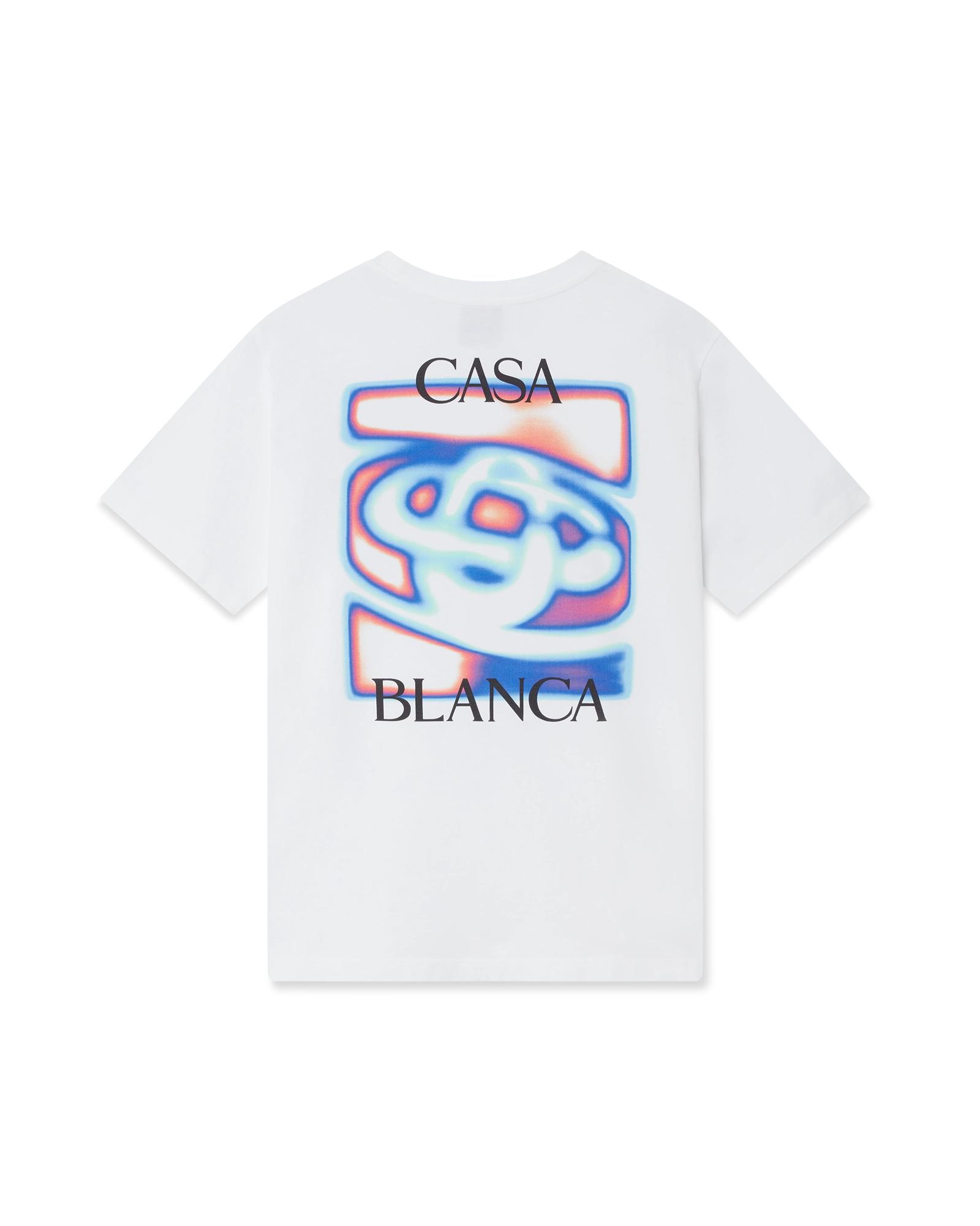 Heat Map Logo Short Sleeve T-Shirt by CASABLANCA