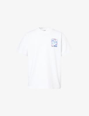 Heat Map Printed Cotton T-Shirt by CASABLANCA