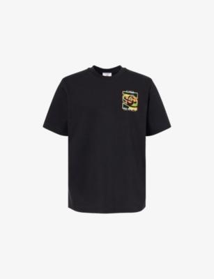 Heat Map Printed Cotton T-Shirt by CASABLANCA