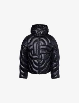 Hooded Shell-Down Puffer Jacket by CASABLANCA