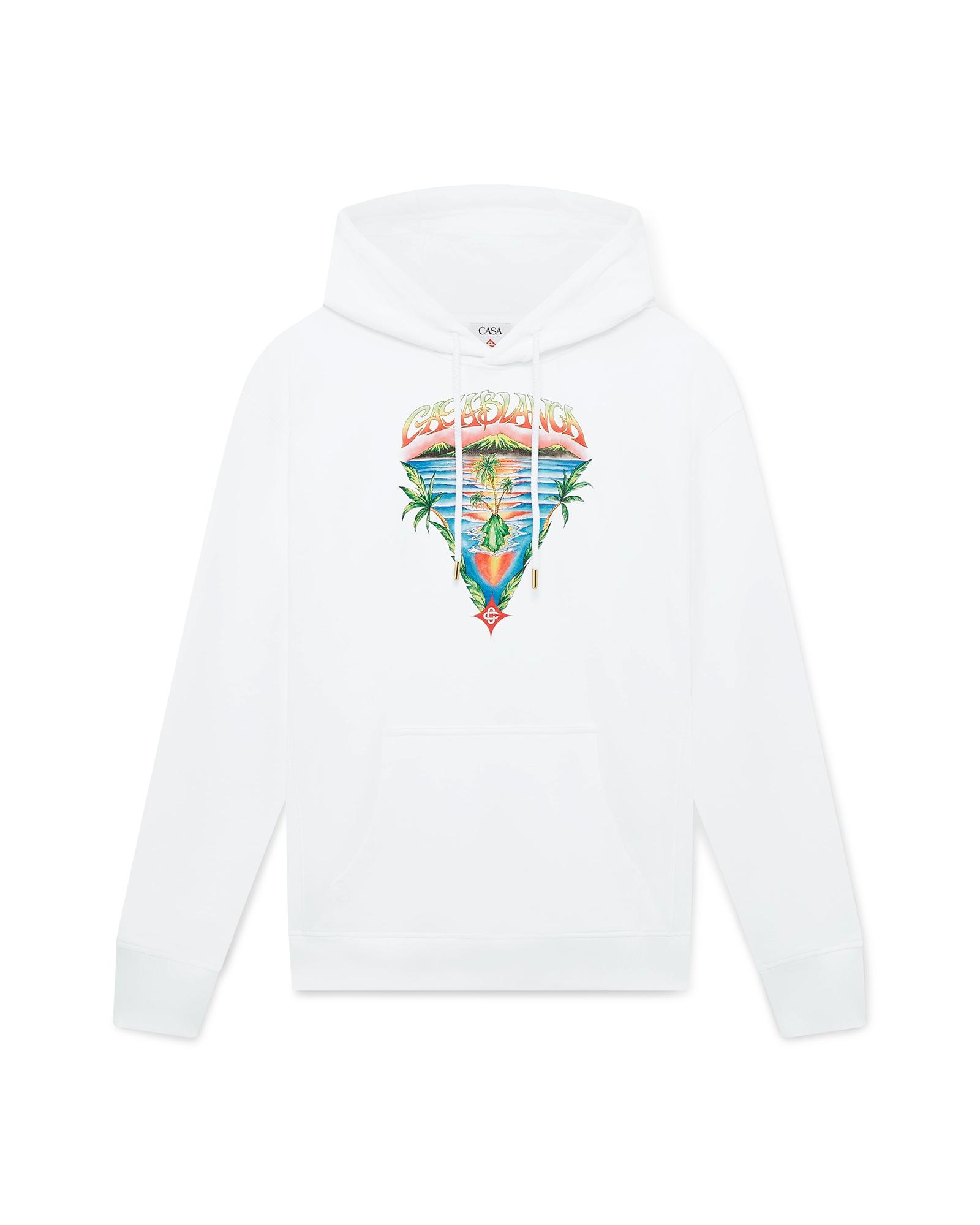 Innocence Triangle Long Sleeve Hooded Sweatshirt by CASABLANCA