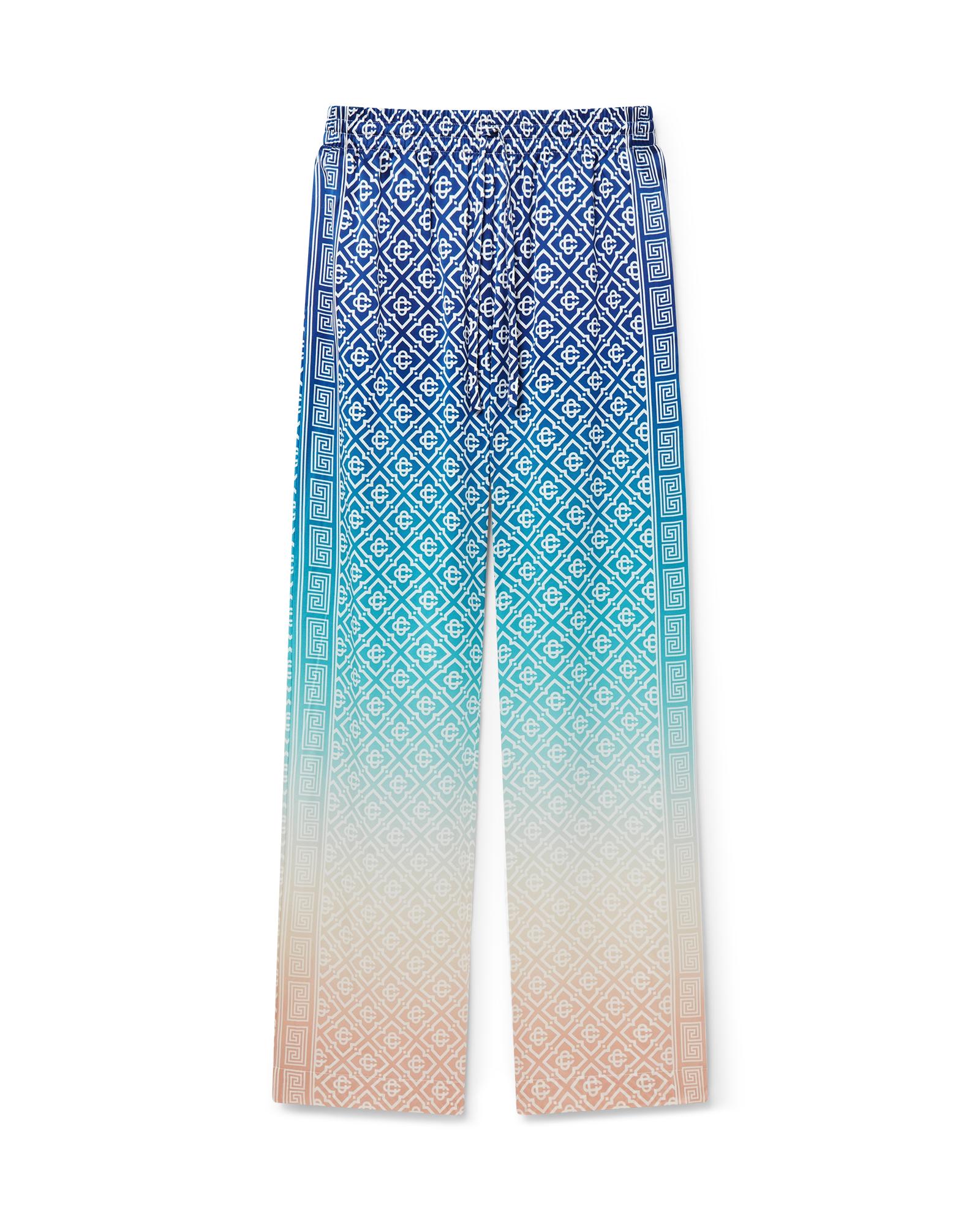 Jacquard Gradient Silk Trousers by CASABLANCA