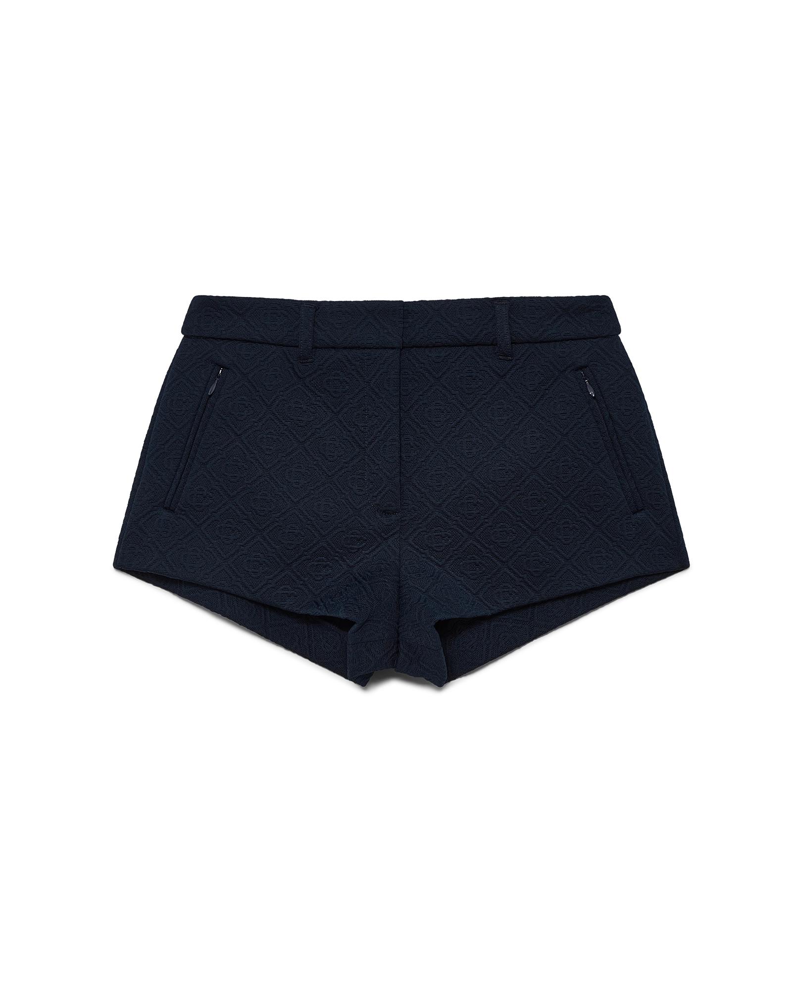 Jacquard Knit Mini Shorts by CASABLANCA