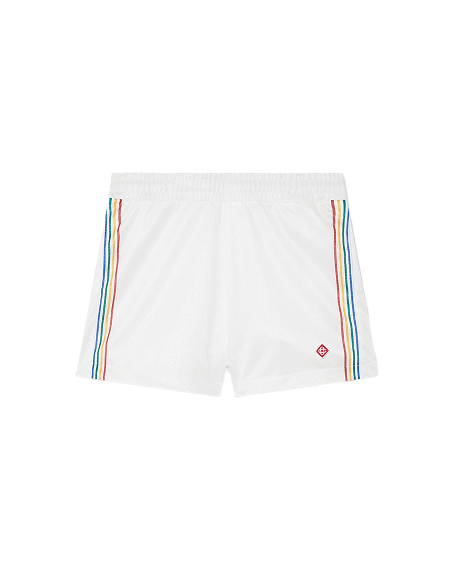 Jacquard Monogram Football Shorts by CASABLANCA