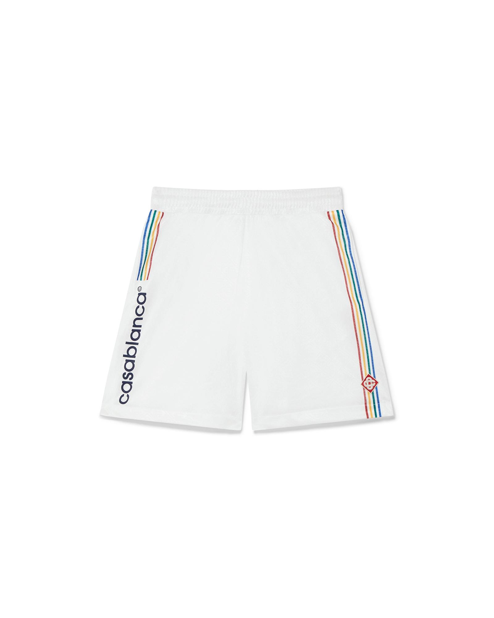 Jacquard Monogram Football Shorts by CASABLANCA