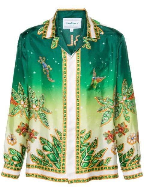 Joyaux D'Afrique silk shirt by CASABLANCA