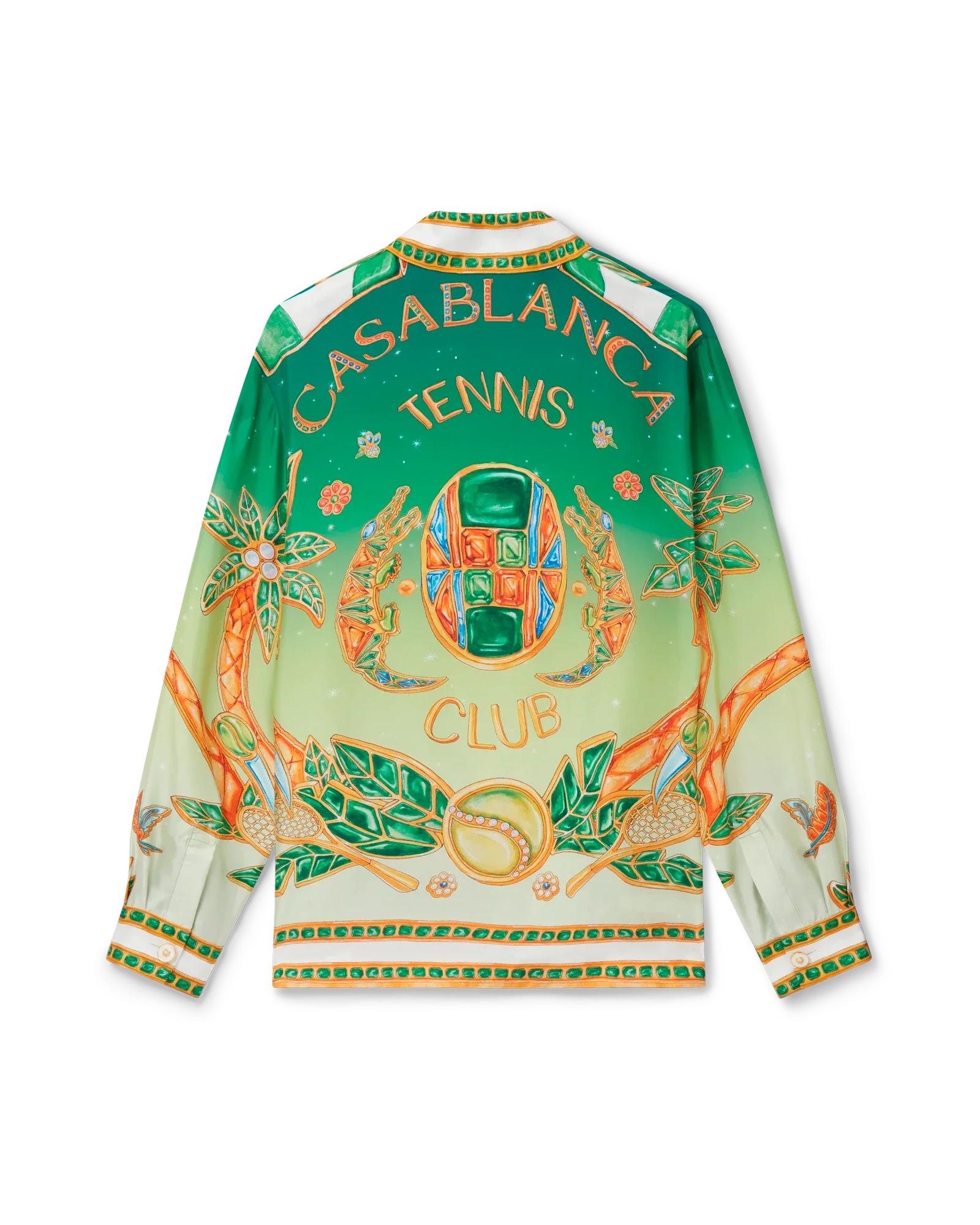 Joyaux D'Afrique Long Sleeve Silk Shirt by CASABLANCA