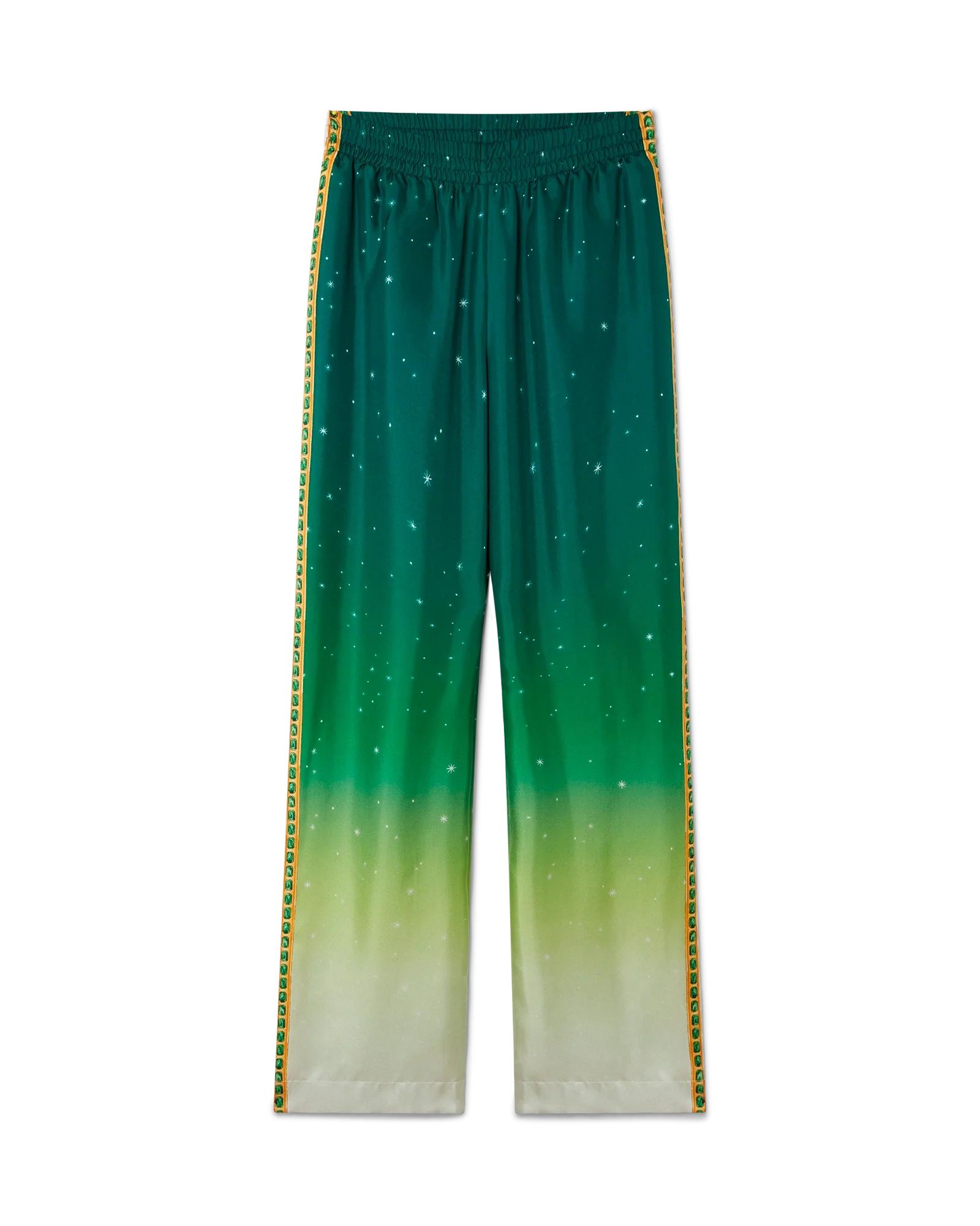 Joyaux D'Afrique Silk Trousers by CASABLANCA