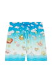 Kawaii-motif silk twill shorts by CASABLANCA Kawaii-motif silk twill shorts by CASABLANCA