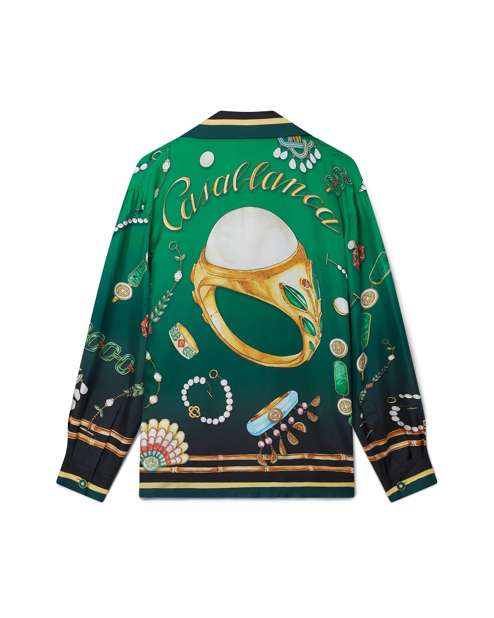 La Boite A Bijoux Long Sleeve Silk Shirt by CASABLANCA