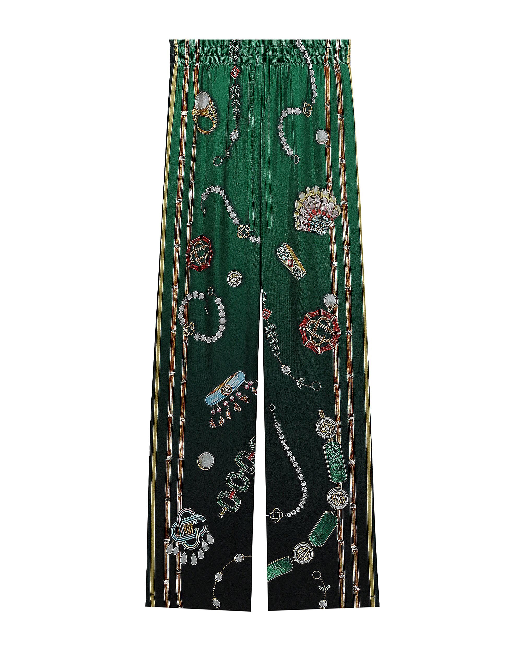 La Boite A Bijoux silk trousers by CASABLANCA
