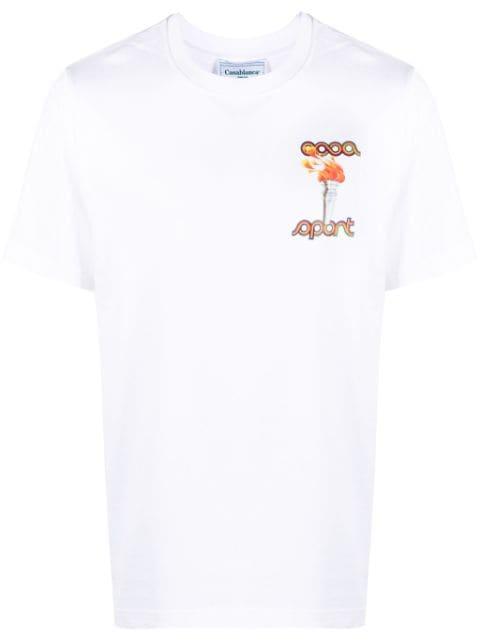 La Flamme Du Sport T-Shirt by CASABLANCA