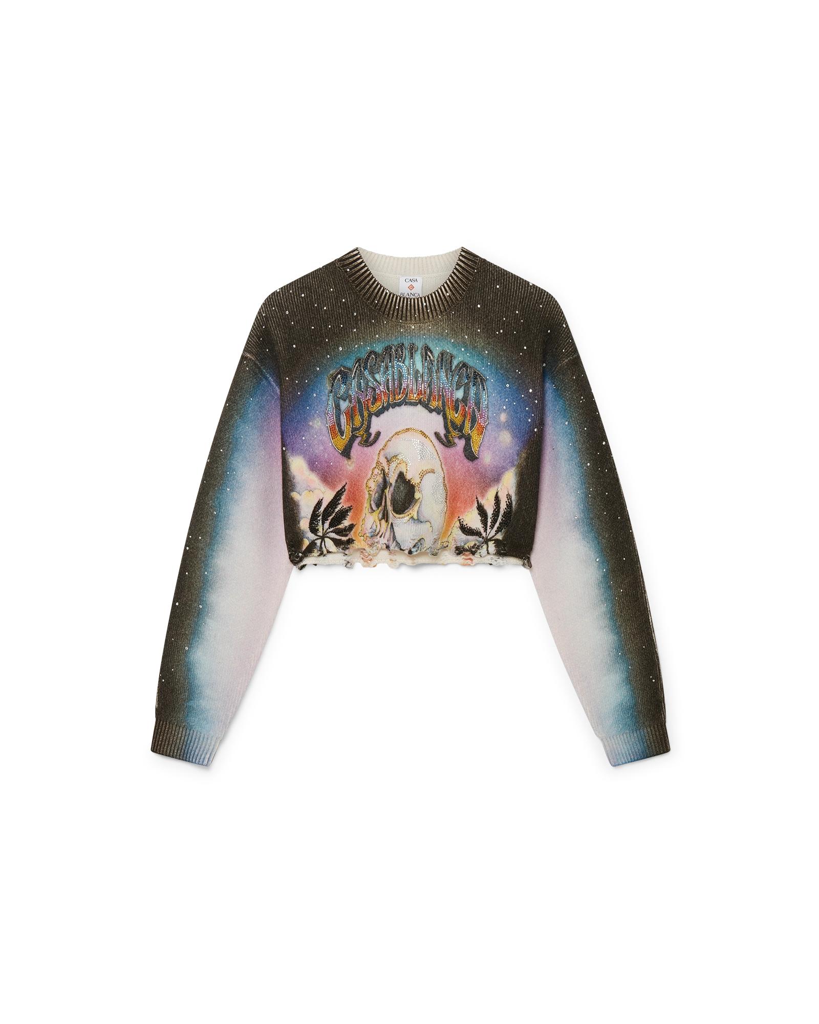 La Prémonition Cashmere Blend Cropped Jumper by CASABLANCA