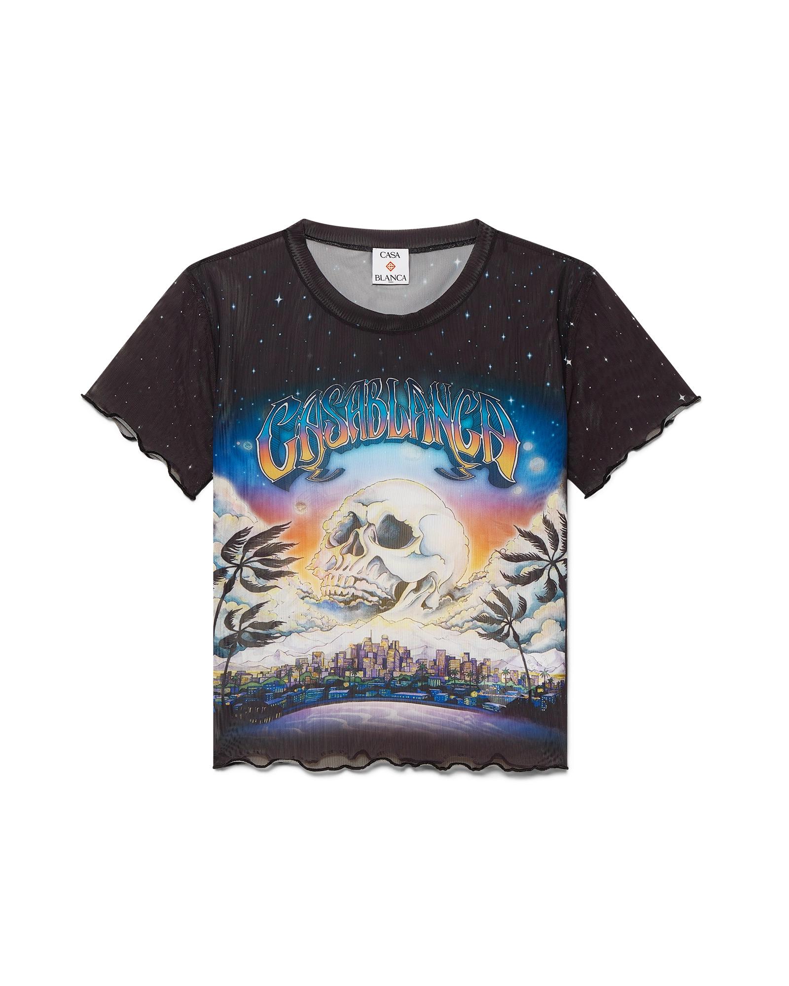 La Prémonition Mesh Short Sleeve T-Shirt by CASABLANCA
