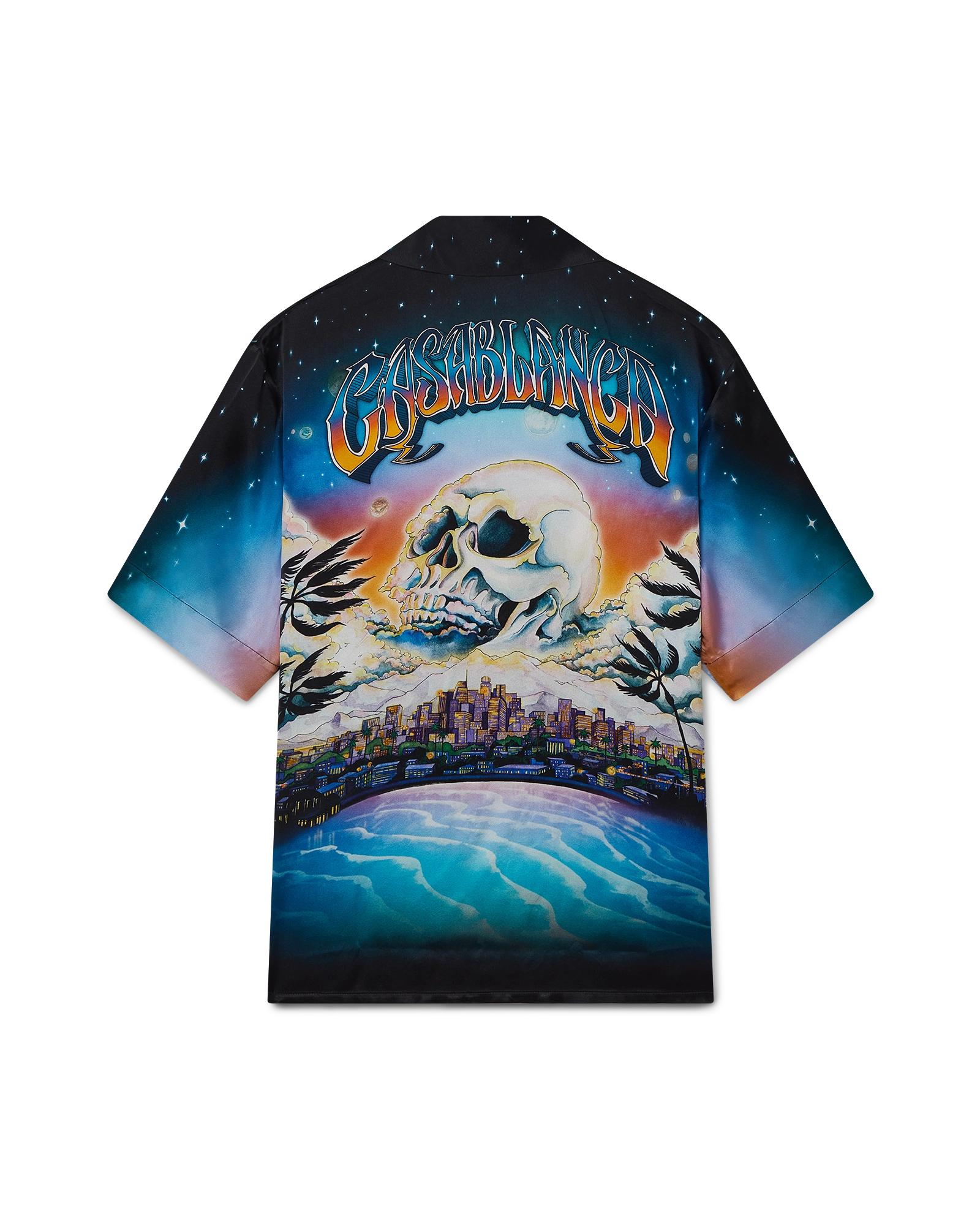 La Prémonition Short Sleeve Silk Shirt by CASABLANCA