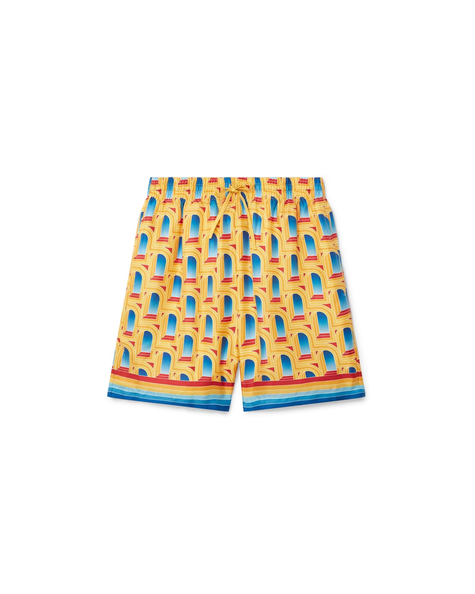 L'Arche De Jour Silk Shorts by CASABLANCA