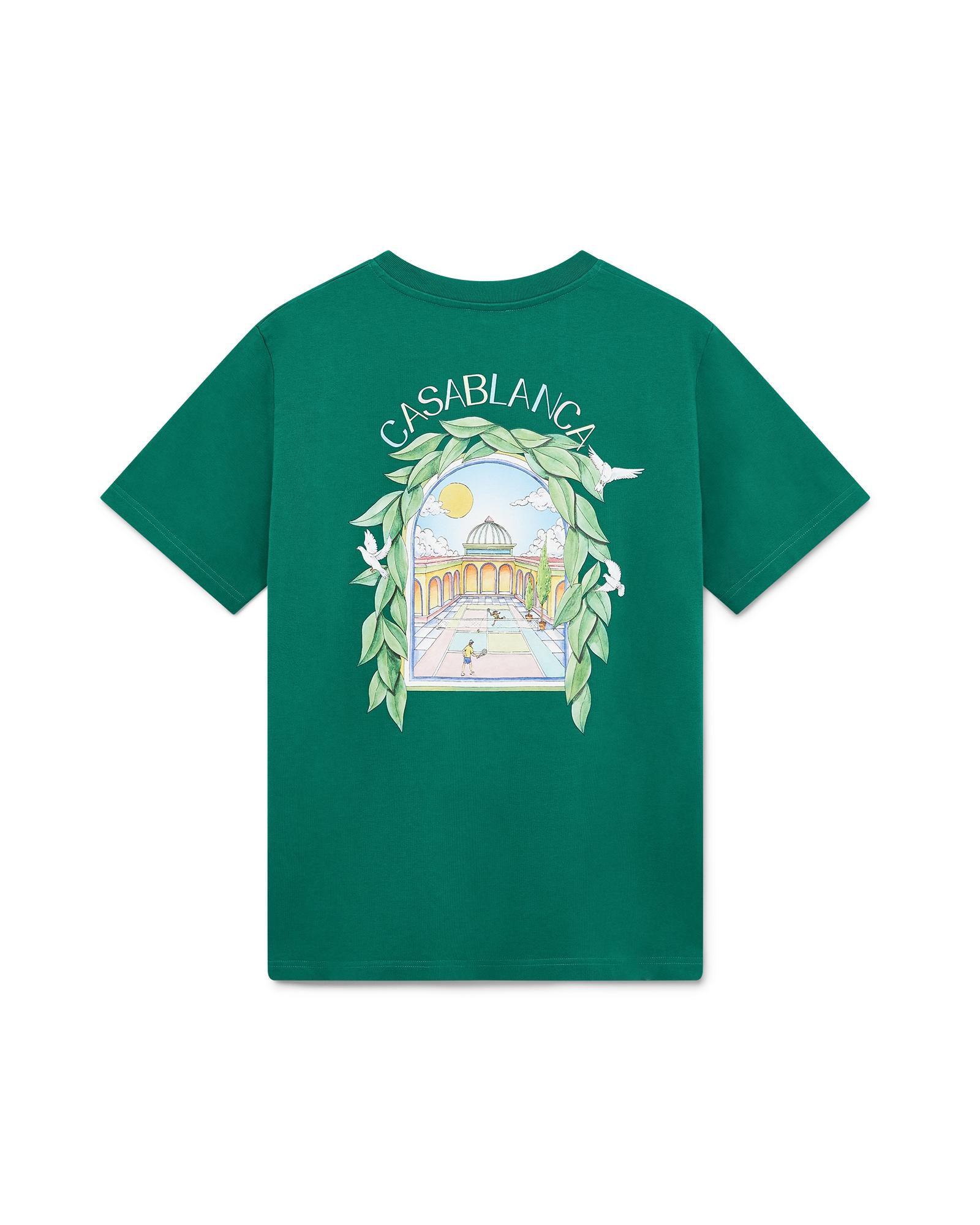 L'Arche De Tennis Short Sleeve T-Shirt by CASABLANCA
