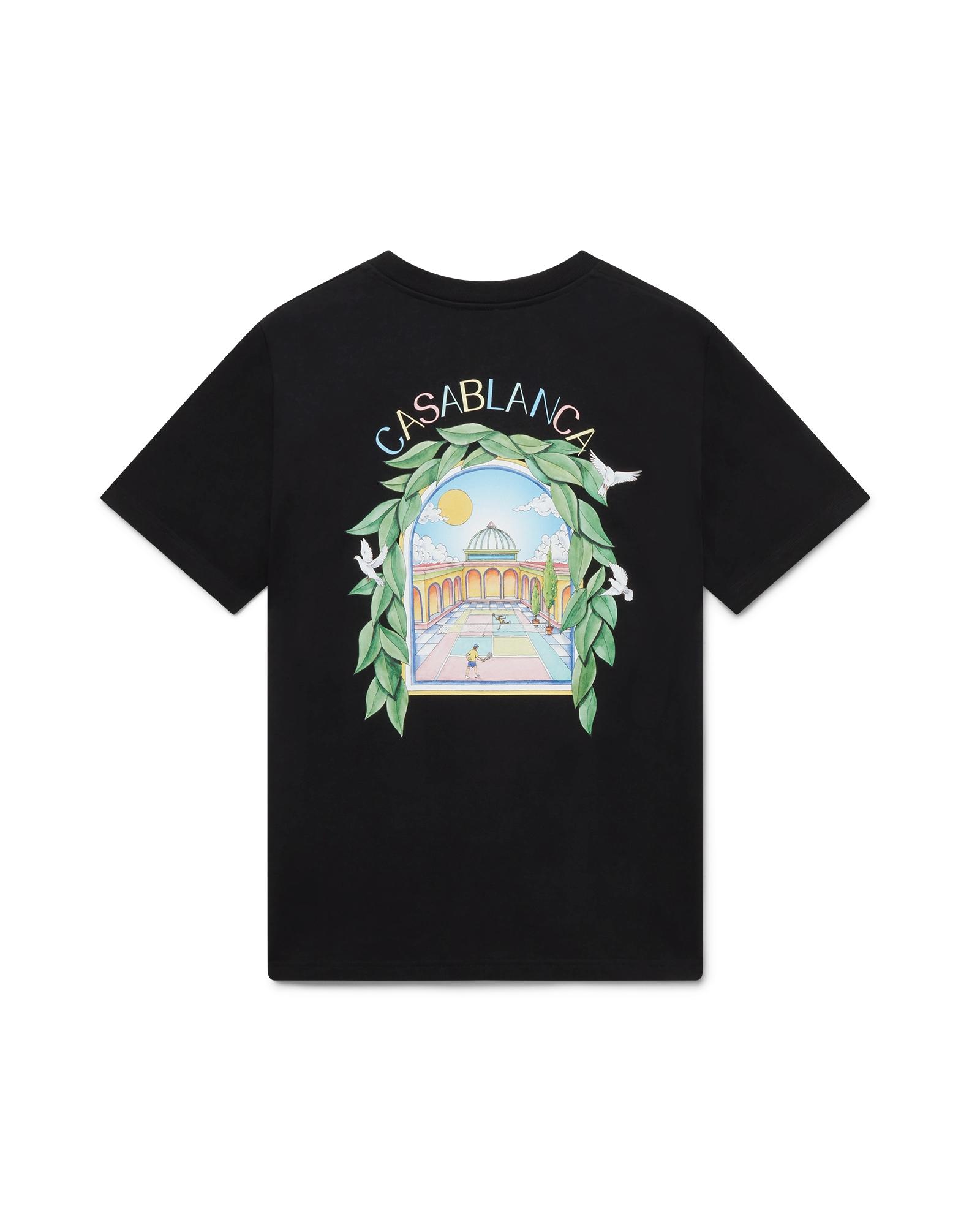 L'Arche De Tennis Short Sleeve T-Shirt by CASABLANCA