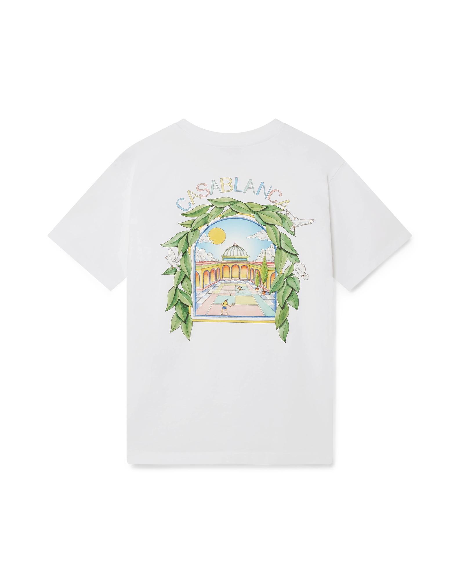 L'Arche De Tennis Short Sleeve T-Shirt by CASABLANCA