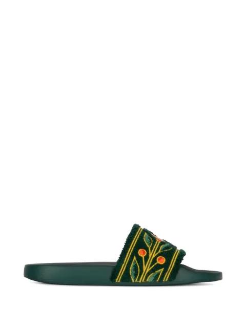 Laurel Terry embroidered  sandals by CASABLANCA