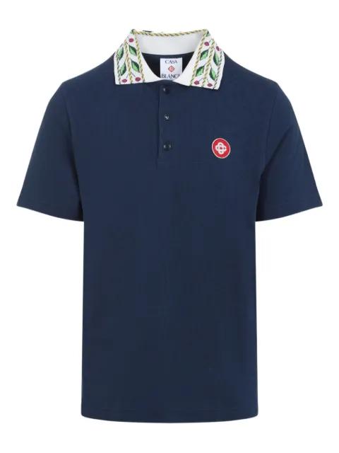 Laurel cotton polo shirt by CASABLANCA