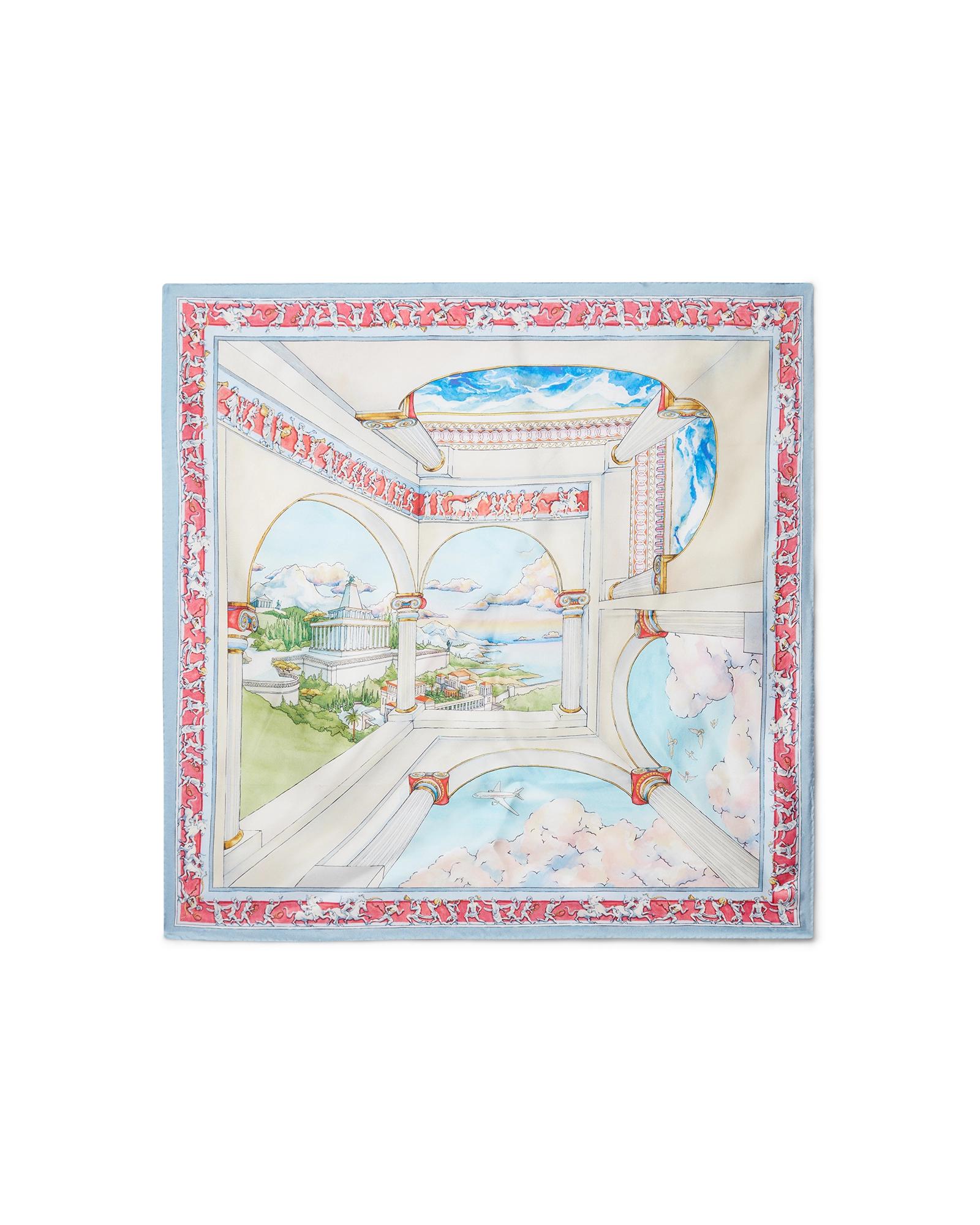 Le Passage Large Silk Scarf by CASABLANCA