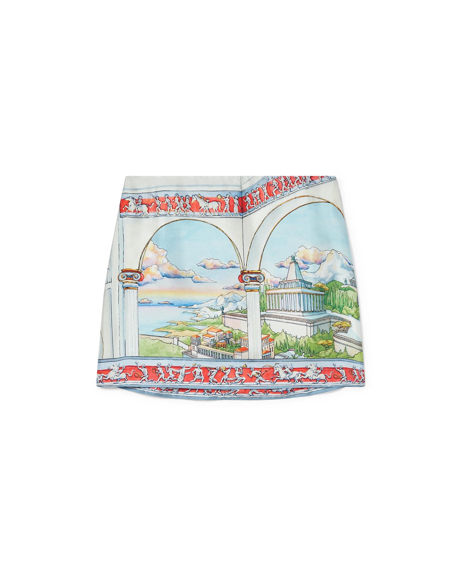 Le Passage Silk Mini Skirt by CASABLANCA