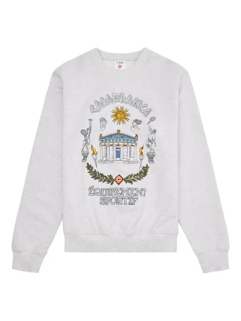 Le Temple du Sport embroidered sweatshirt by CASABLANCA