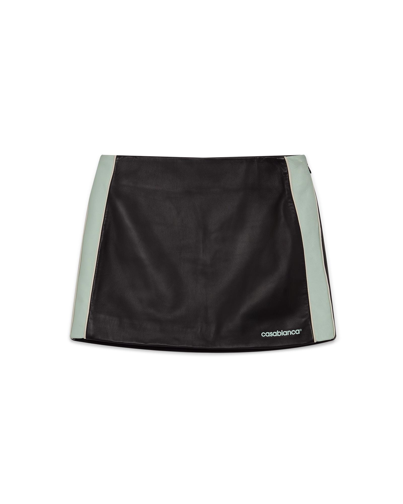 Leather Mini Skirt by CASABLANCA