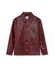 Leather Workwear Jacket by CASABLANCA