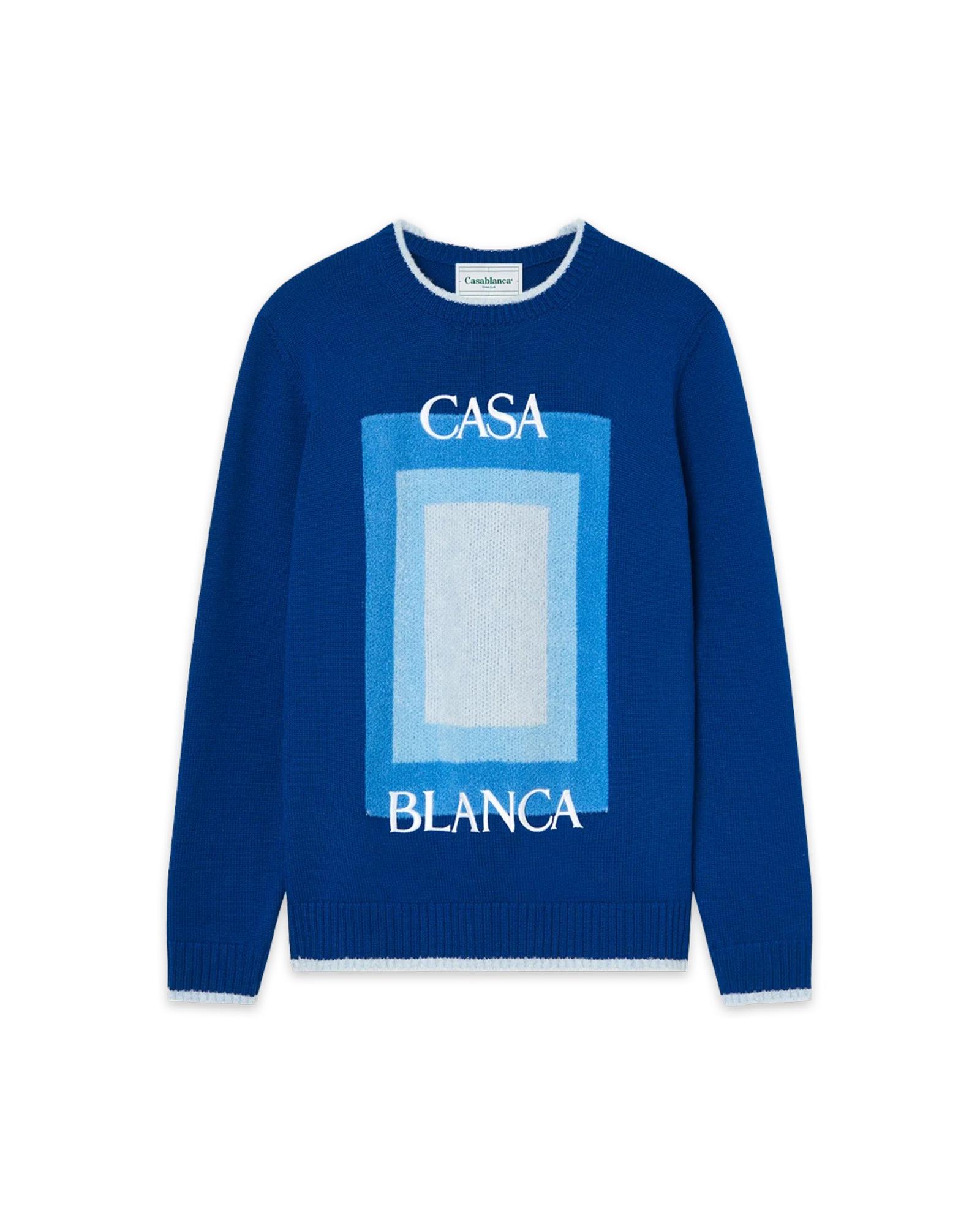 Logo Degrade Intarsia Jumper by CASABLANCA