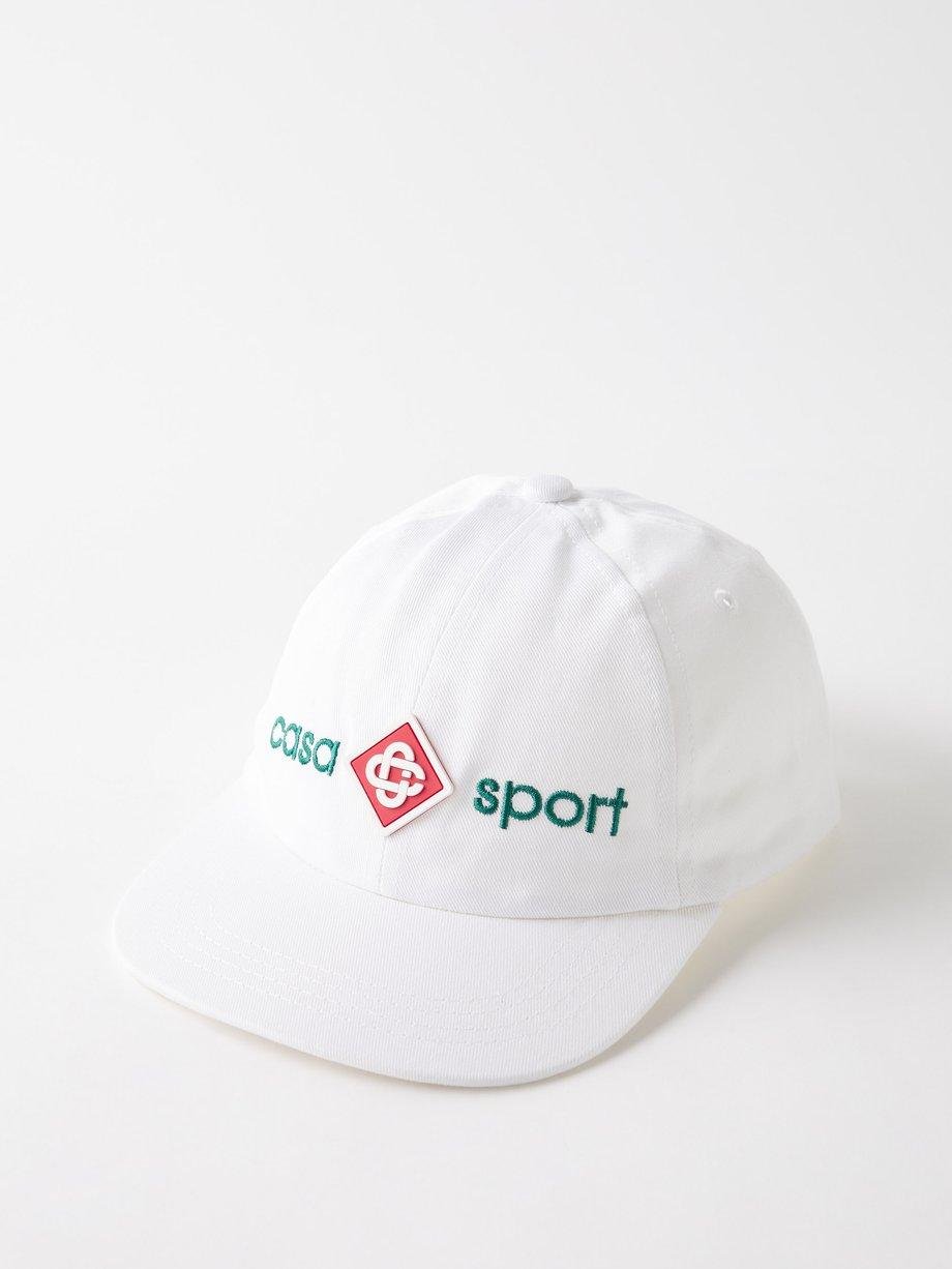 Logo-embroidered cotton-twill cap by CASABLANCA