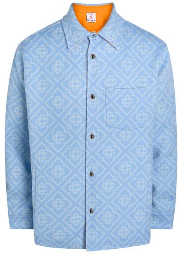 Logo-monogrammed wool overshirt by CASABLANCA
