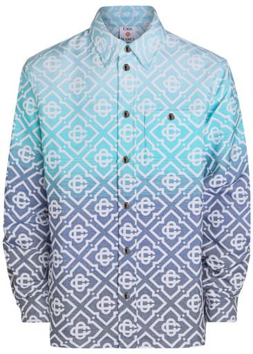 Logo-monogrammed woven overshirt by CASABLANCA