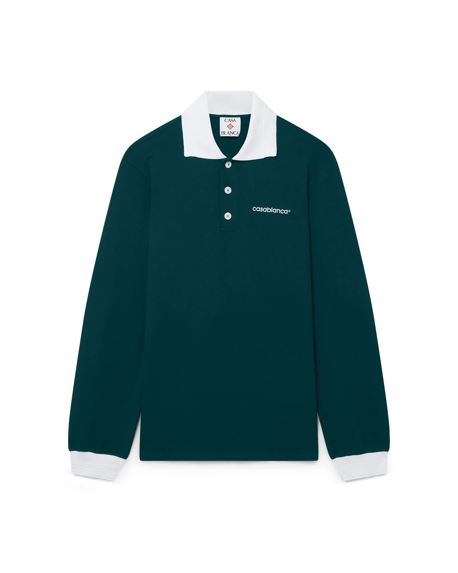 Long Sleeve Polo Shirt by CASABLANCA