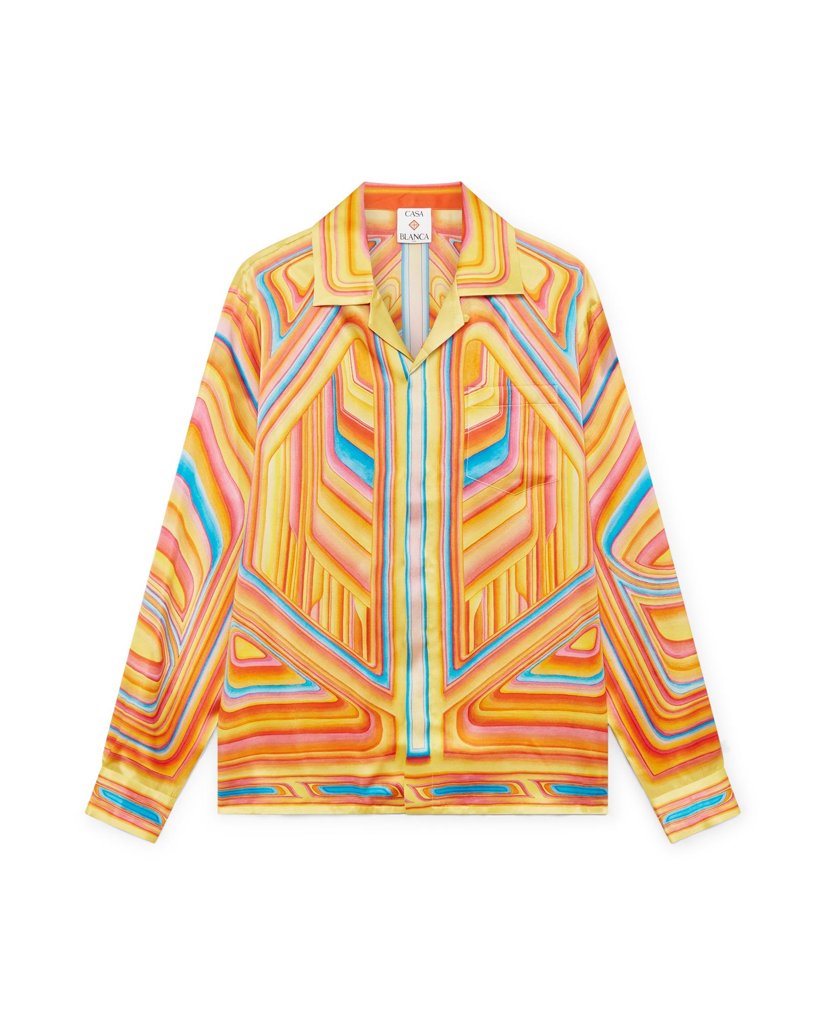 Low Rider Long Sleeve Silk Shirt by CASABLANCA