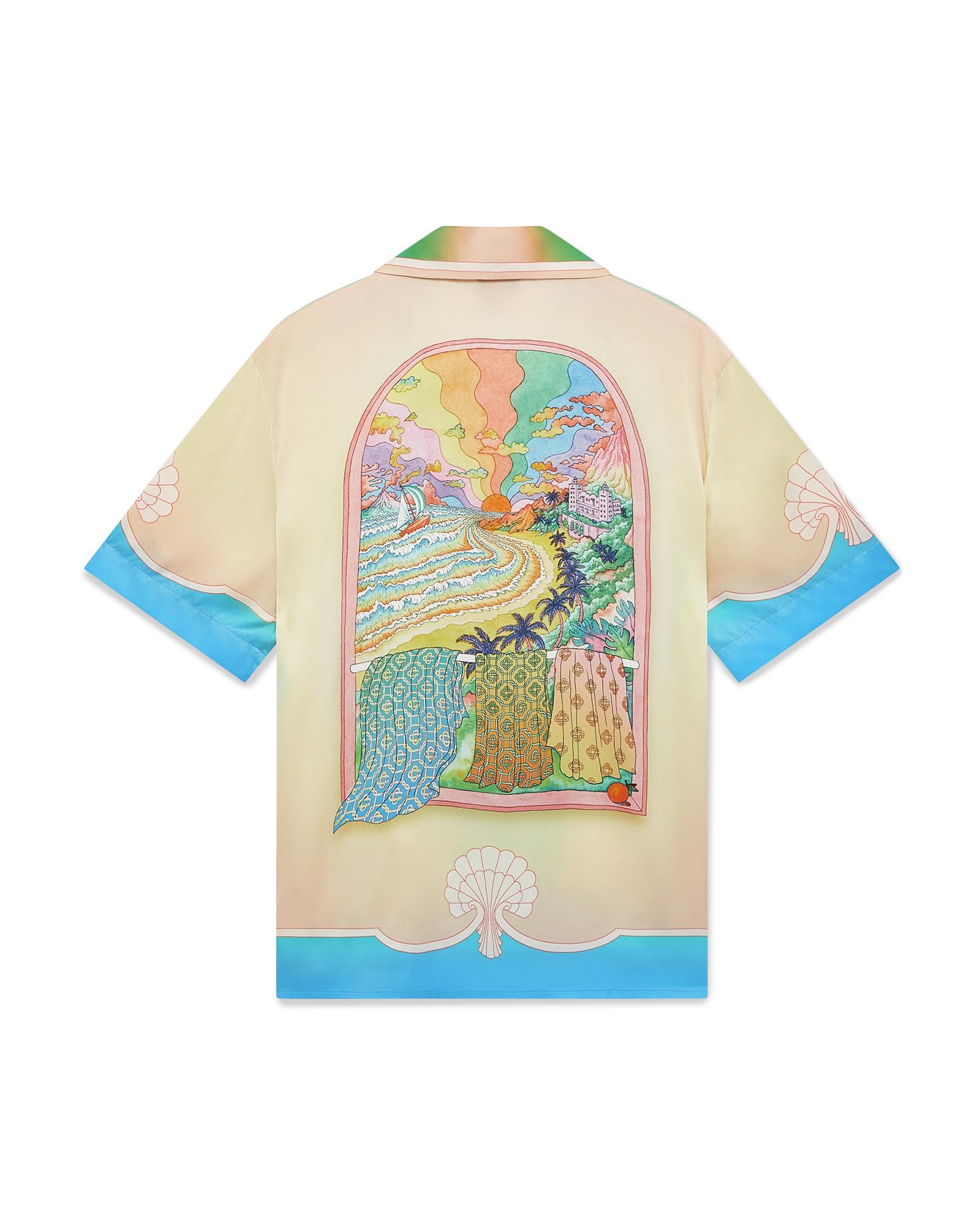 Lucid Dreams Short Sleeve Silk Shirt by CASABLANCA