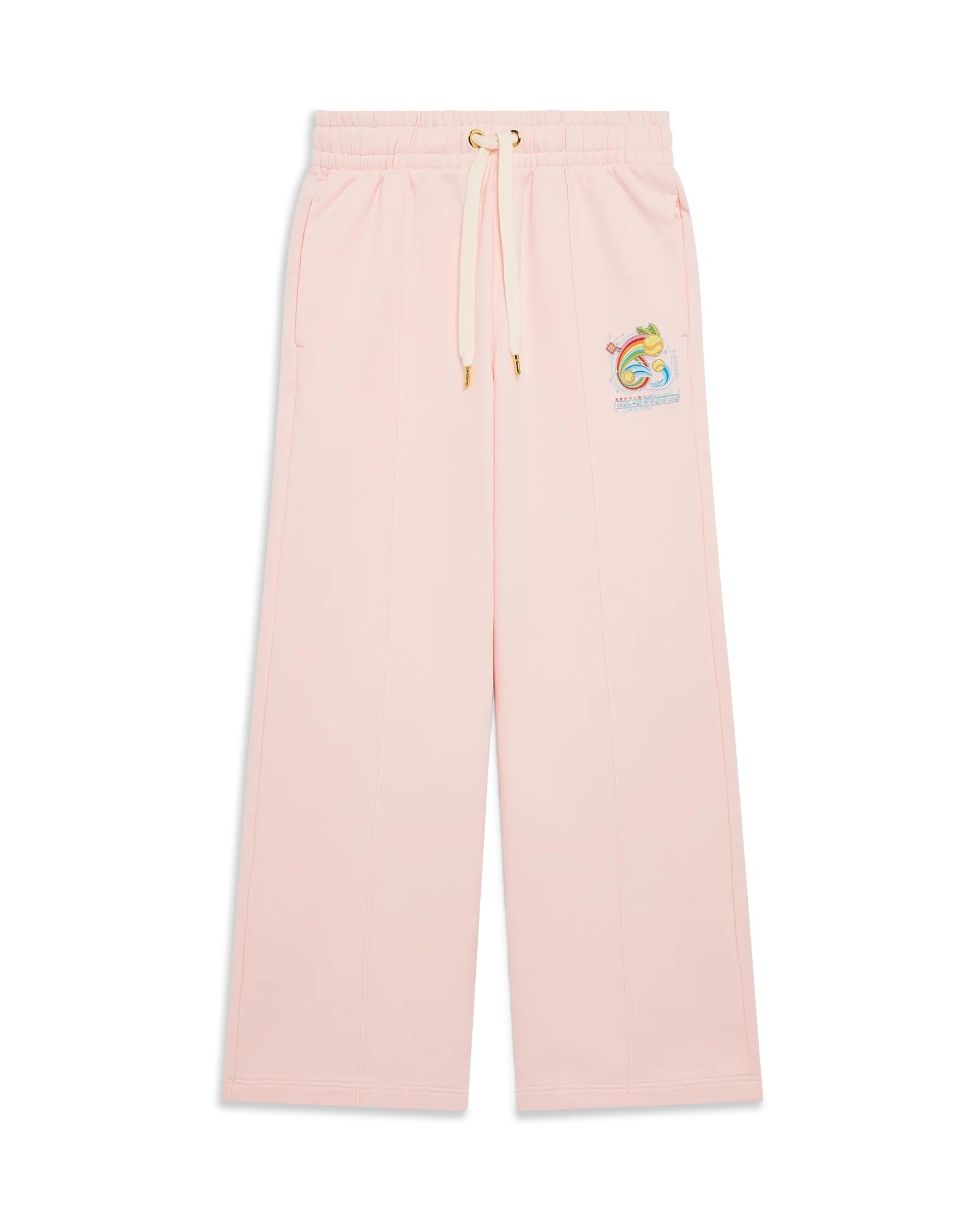 Manga Tennis Ball Open Hem Sweatpants by CASABLANCA