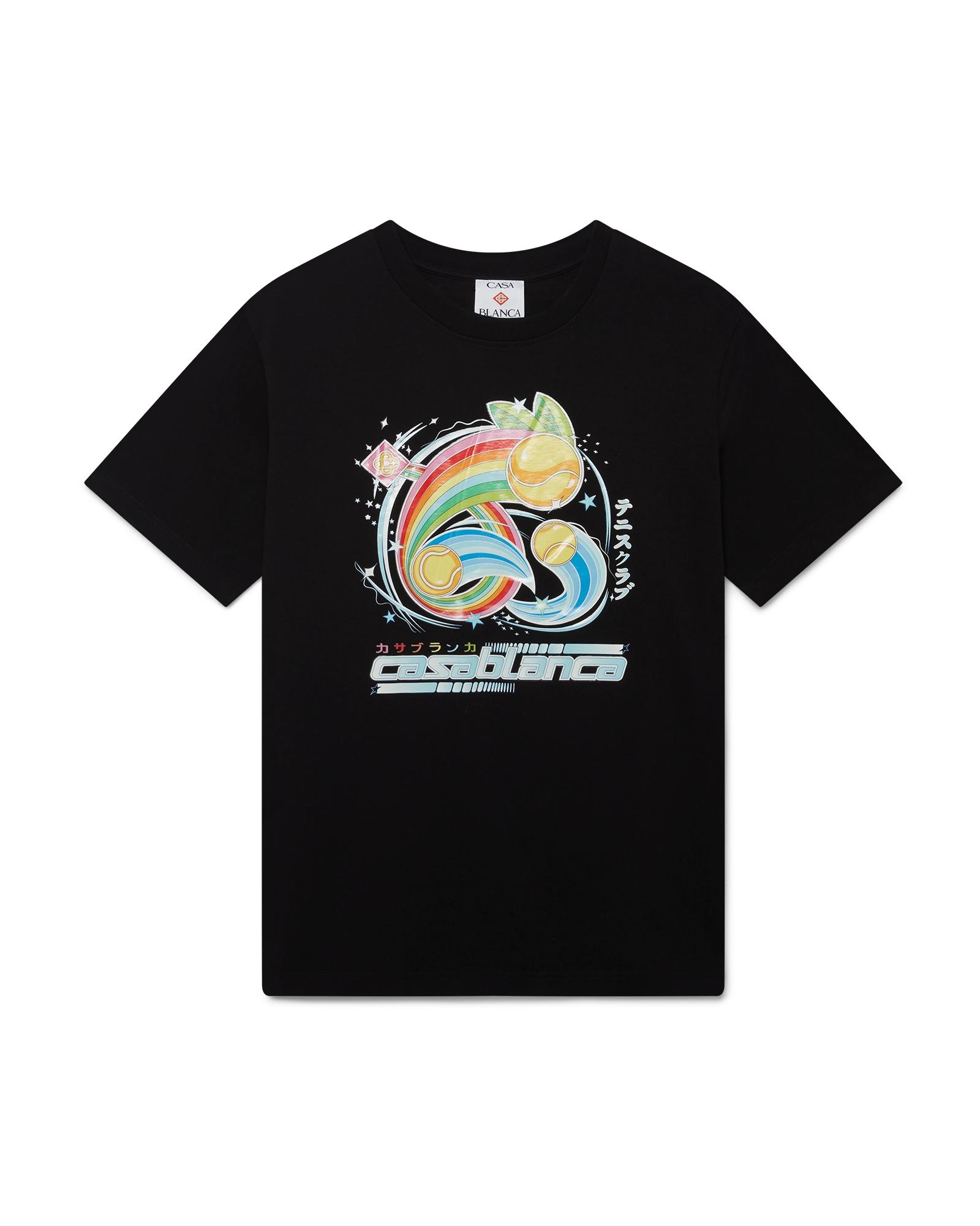 Manga Tennis Ball Short Sleeve T-Shirt by CASABLANCA