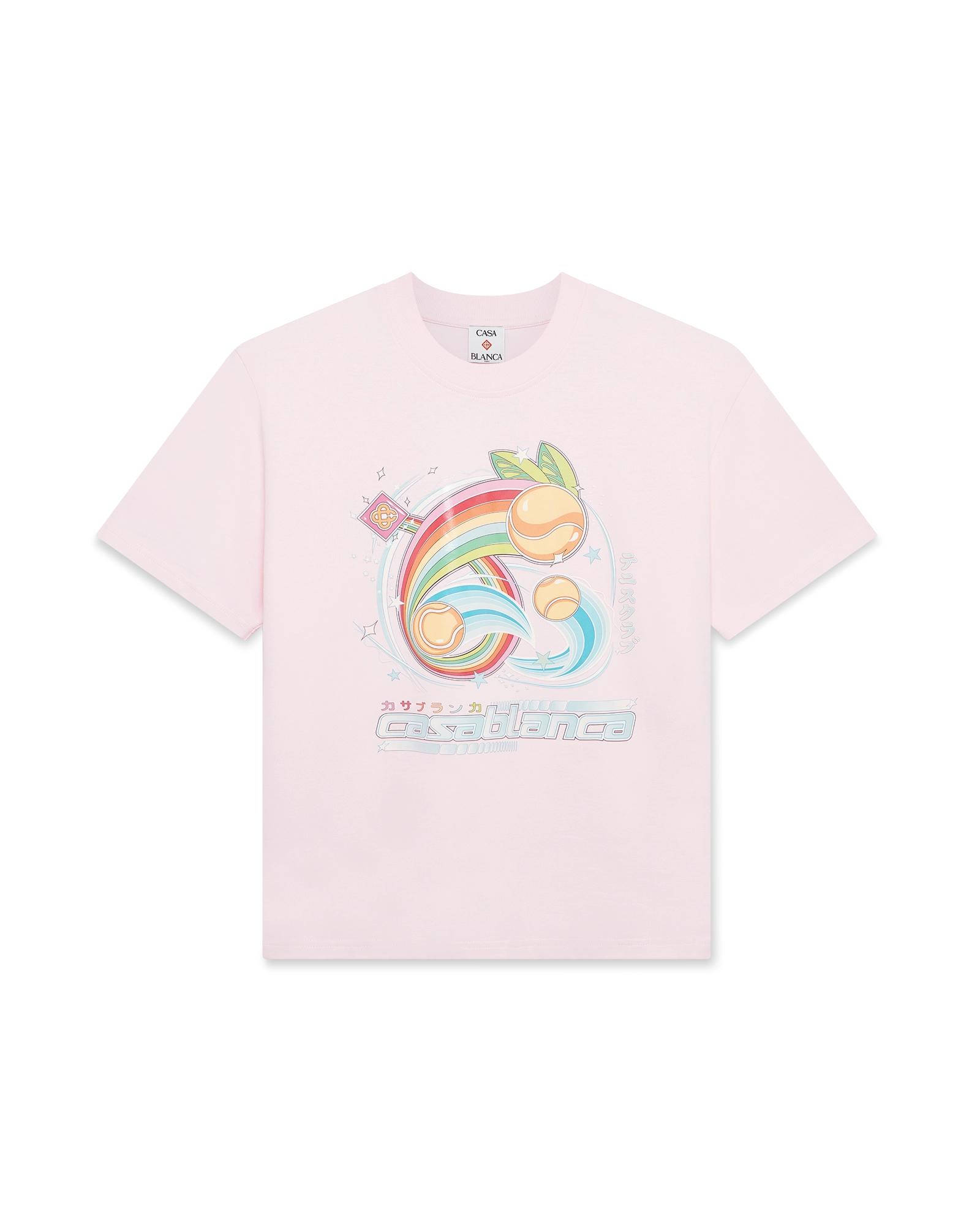 Manga Tennis Ball Short Sleeve T-Shirt by CASABLANCA