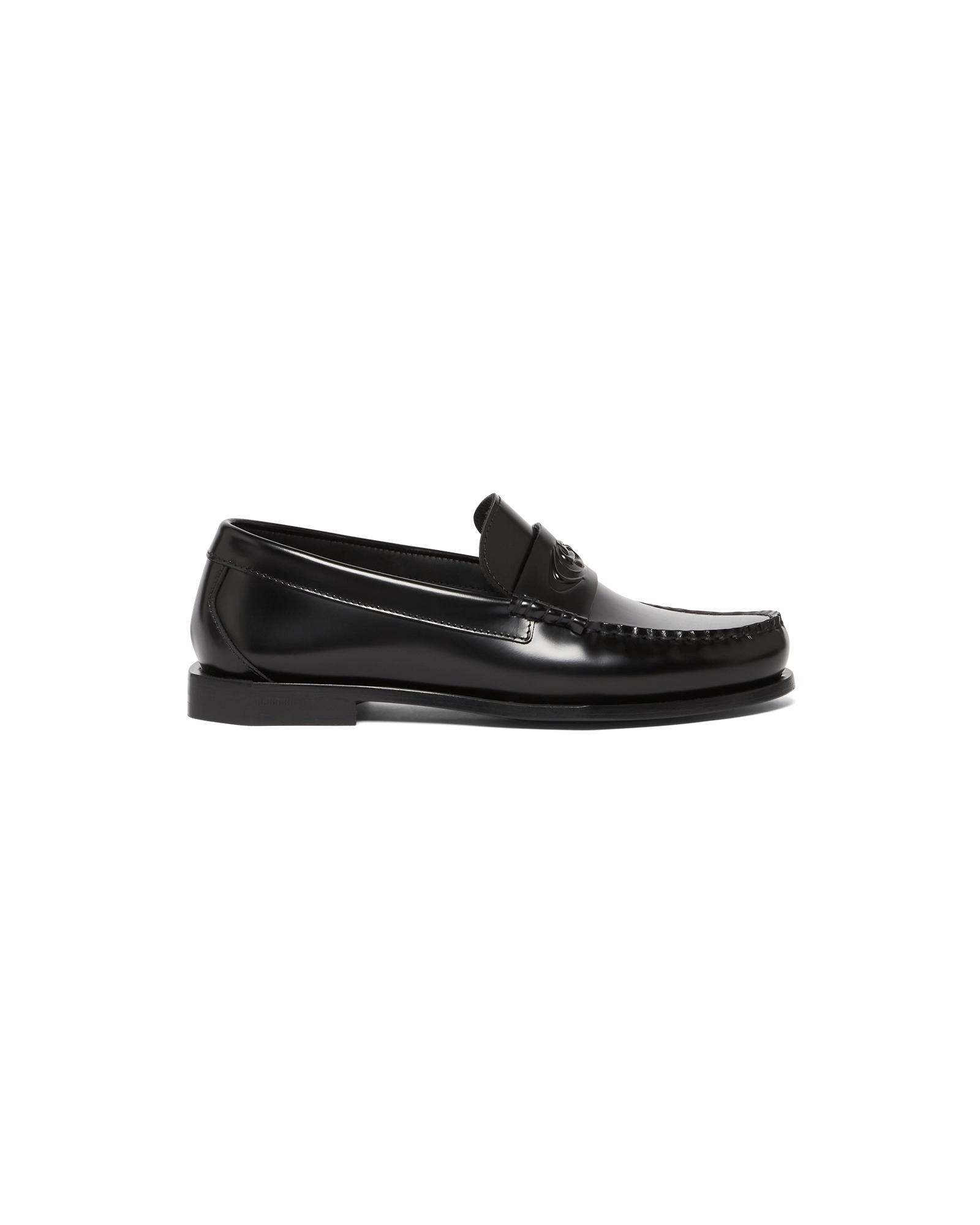 Men's Black Leather Loafers by CASABLANCA