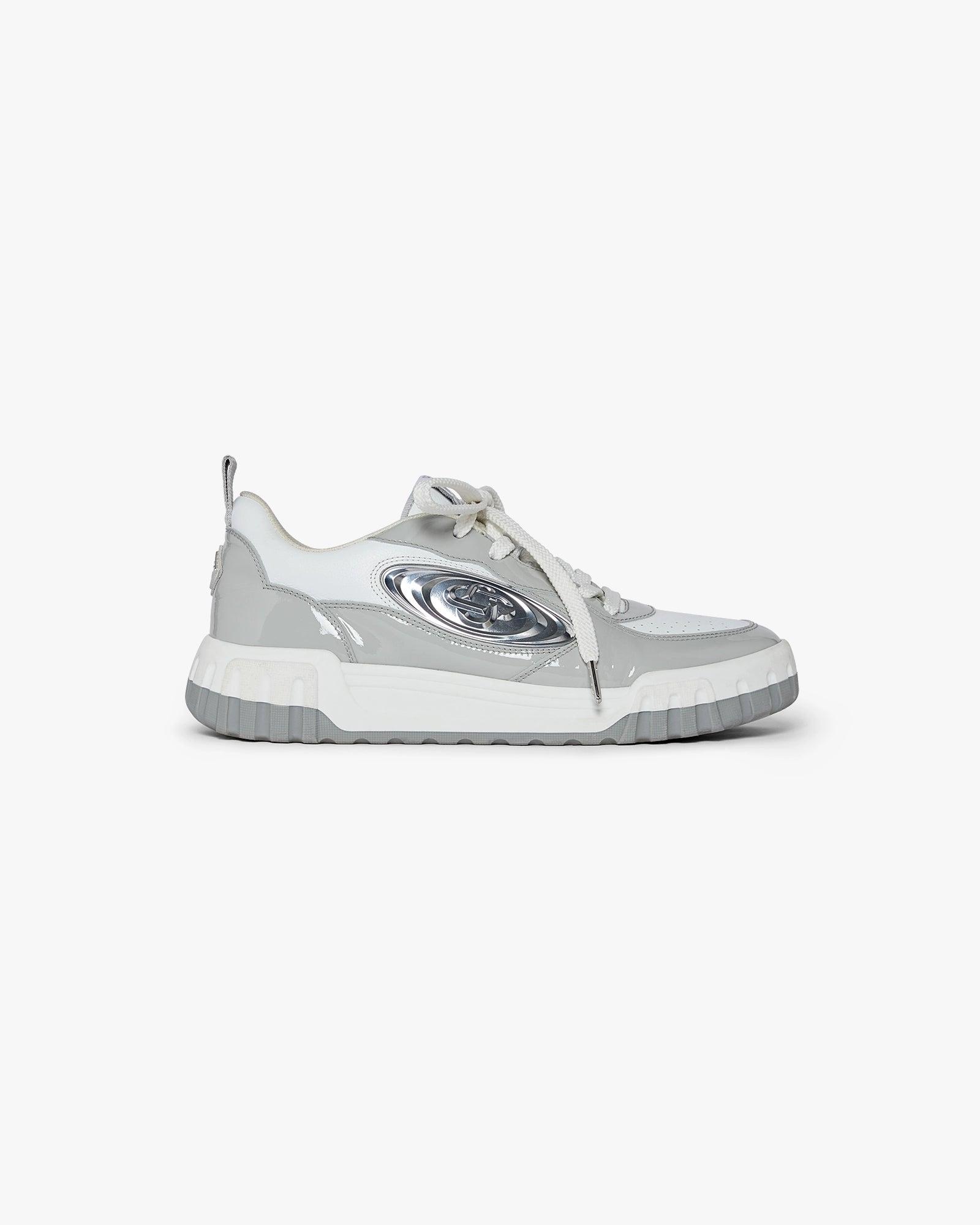 Men's Court Silver Sneakers by CASABLANCA