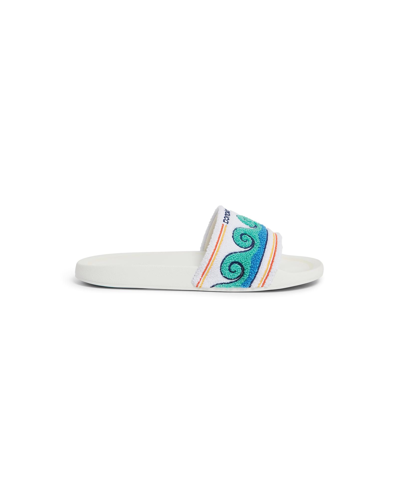 Men's Greco Wave Terry Slider by CASABLANCA