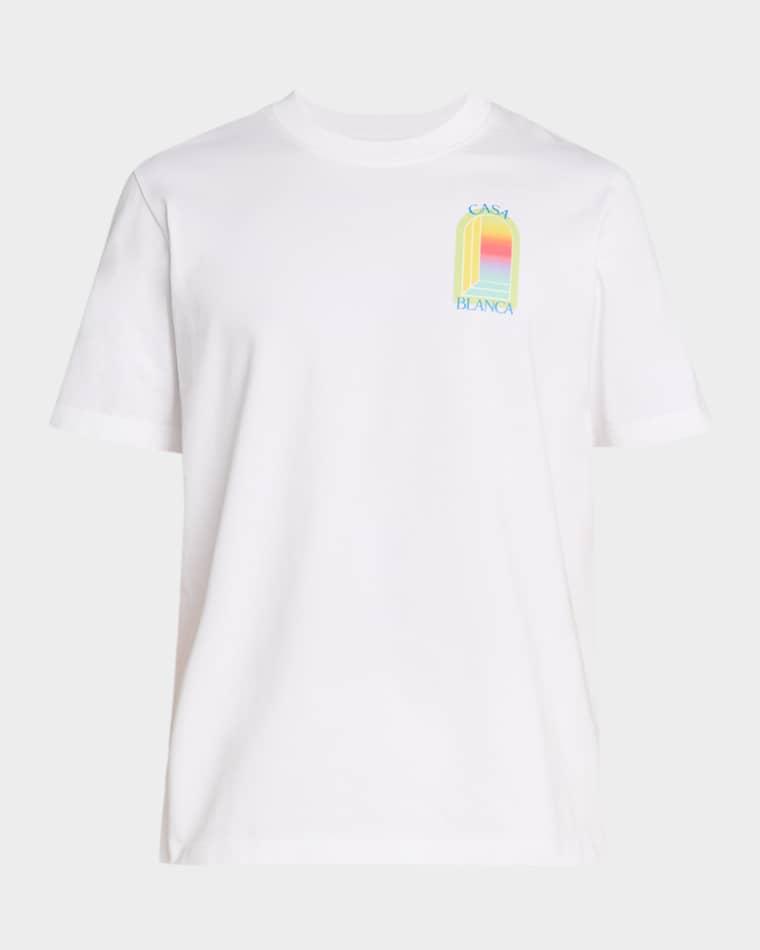 Men's Gradient L'Arche Organic Cotton T‑Shirt by CASABLANCA