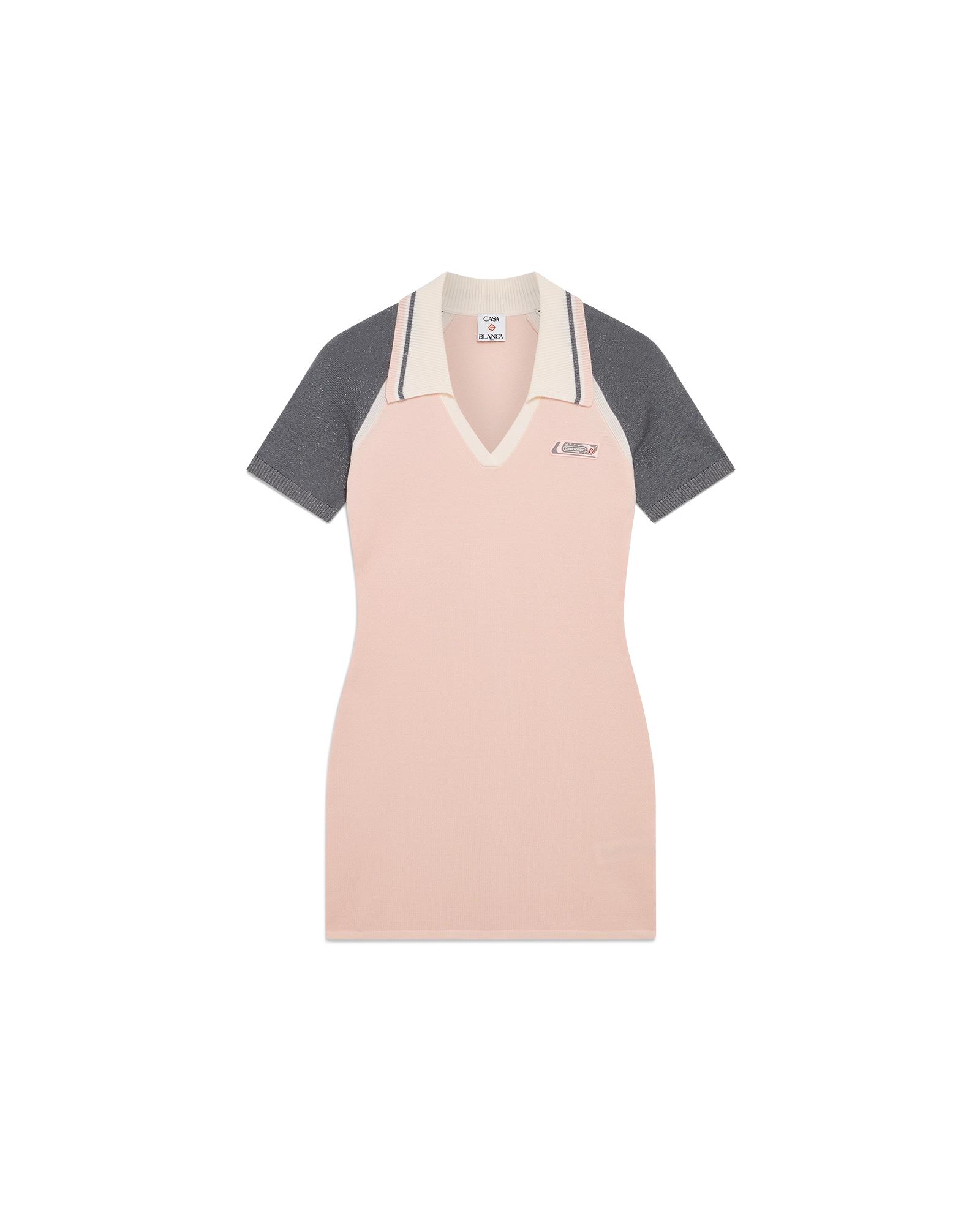 Merino Tennis Polo Dress by CASABLANCA