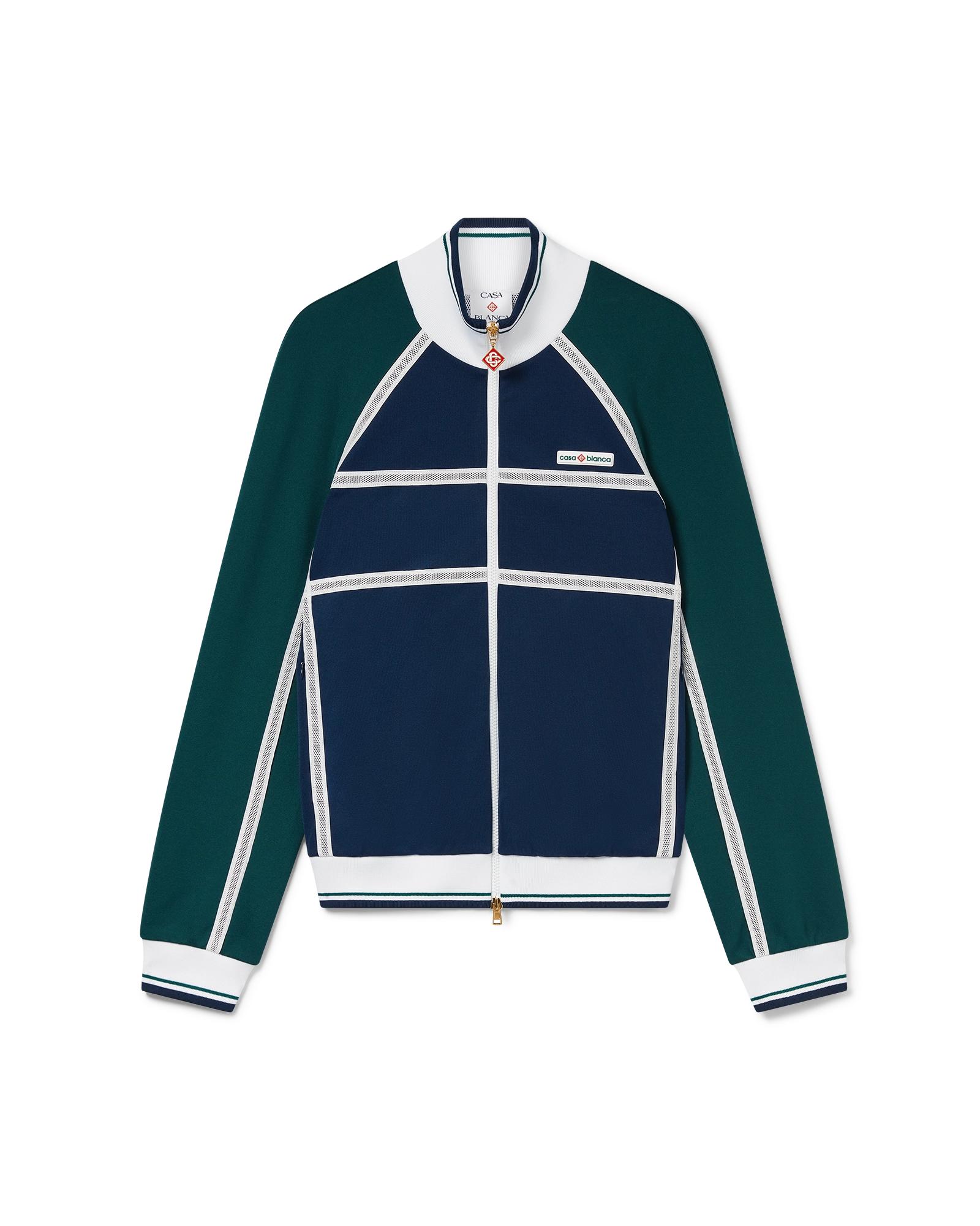 Mesh Tape Track Jacket by CASABLANCA