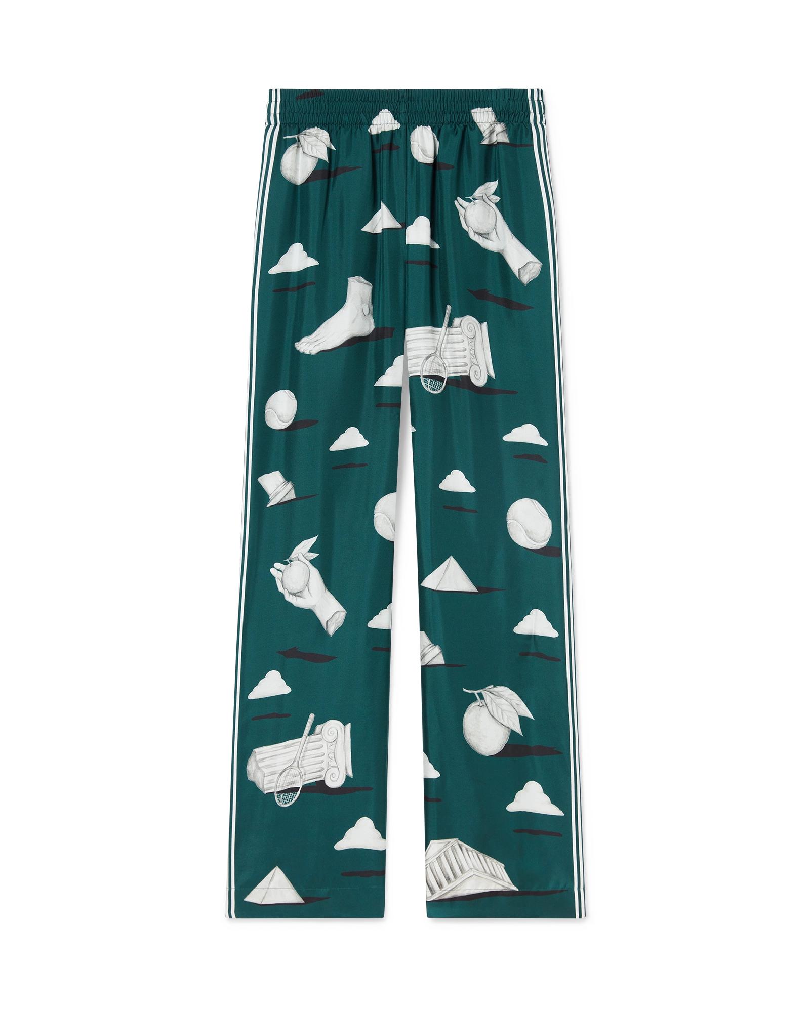 Metaphysical Silk Trousers by CASABLANCA
